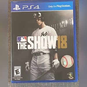 MLB The Show 18 PS4 Game – Case & Disc Included – Baseball Simulation